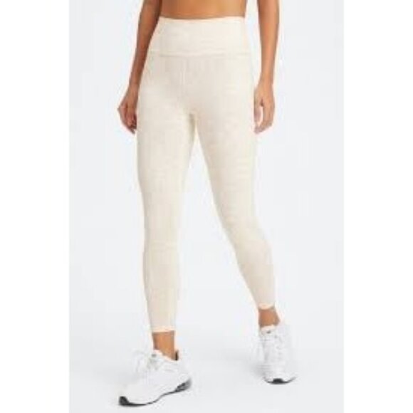 NWT Fabletics Define High Waisted 7/8 Legging Soft White Mini Nueue Camo XXL - Picture 1 of 8